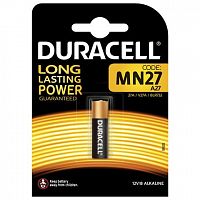Элемент питания Duracell 27A MN27 LR BL1 (батарейка) картинка 